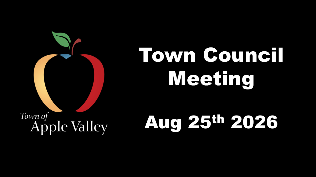 Town Council Meeting - 8/26/2025 6:30:00 PM - 8/25/2026 6:30:00 PM - 08/25/2026